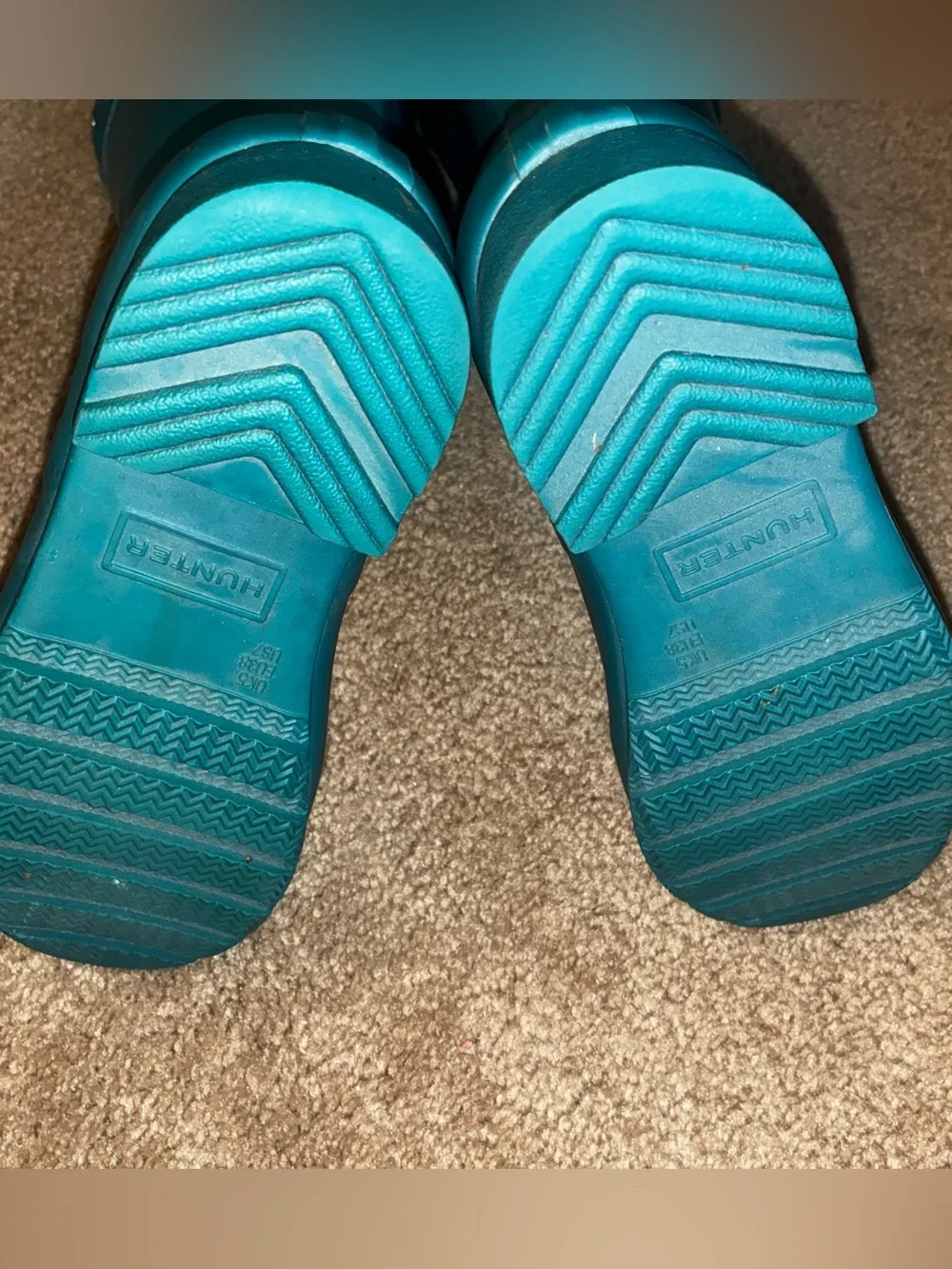 Hunter Teal Tall Rain Boots